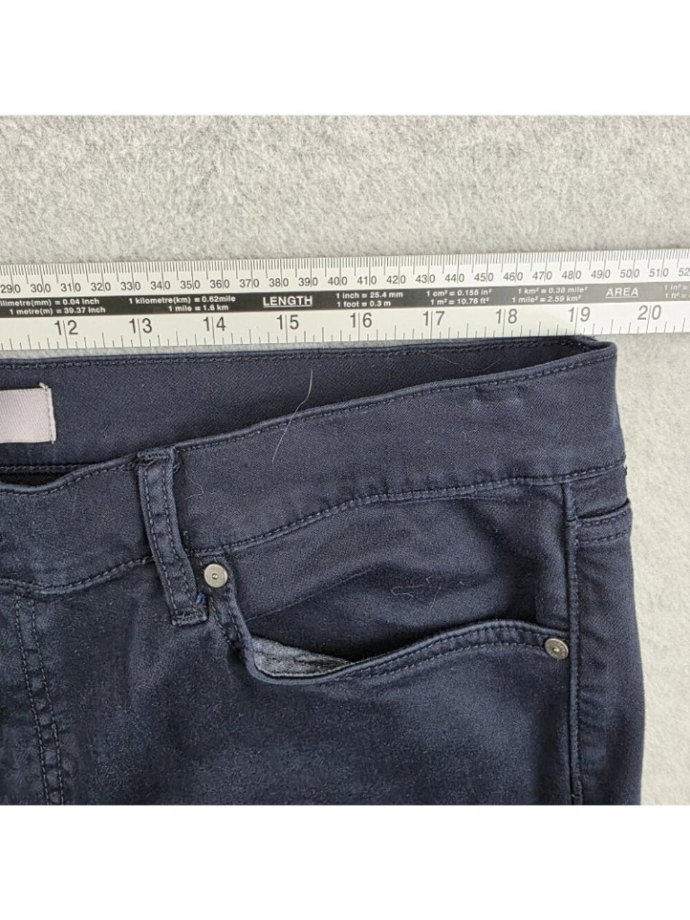 Joe's Jeans Mens 38x33 Blue Slim Skinny Dark Wash Stretch Denim Designer - Picture 6 of 9